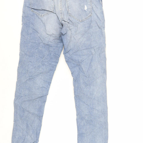 H&M Womens Blue Cotton Skinny Jeans Size 29 in L28 in Regular Zip