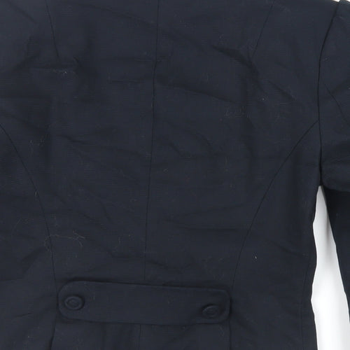Marks and Spencer Womens Black Jacket Blazer Size 6 Button
