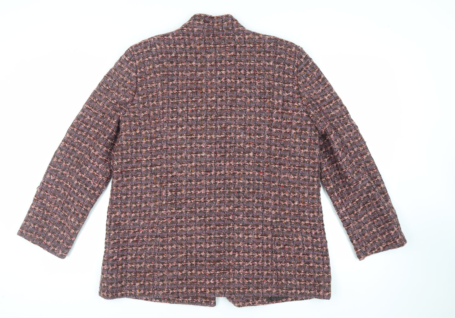 ELVI Womens Purple Jacket Blazer Size 20 Button