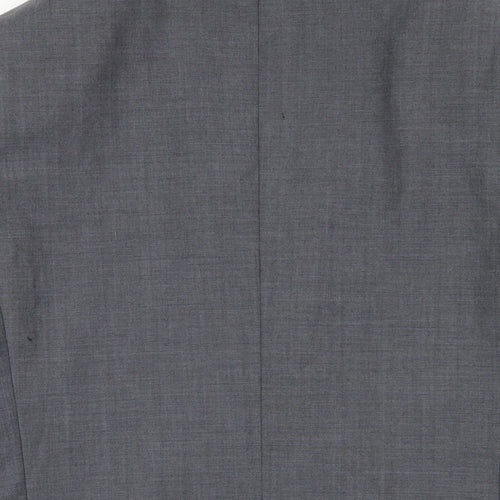 Marks and Spencer Mens Grey Wool Jacket Blazer Size 38 Regular