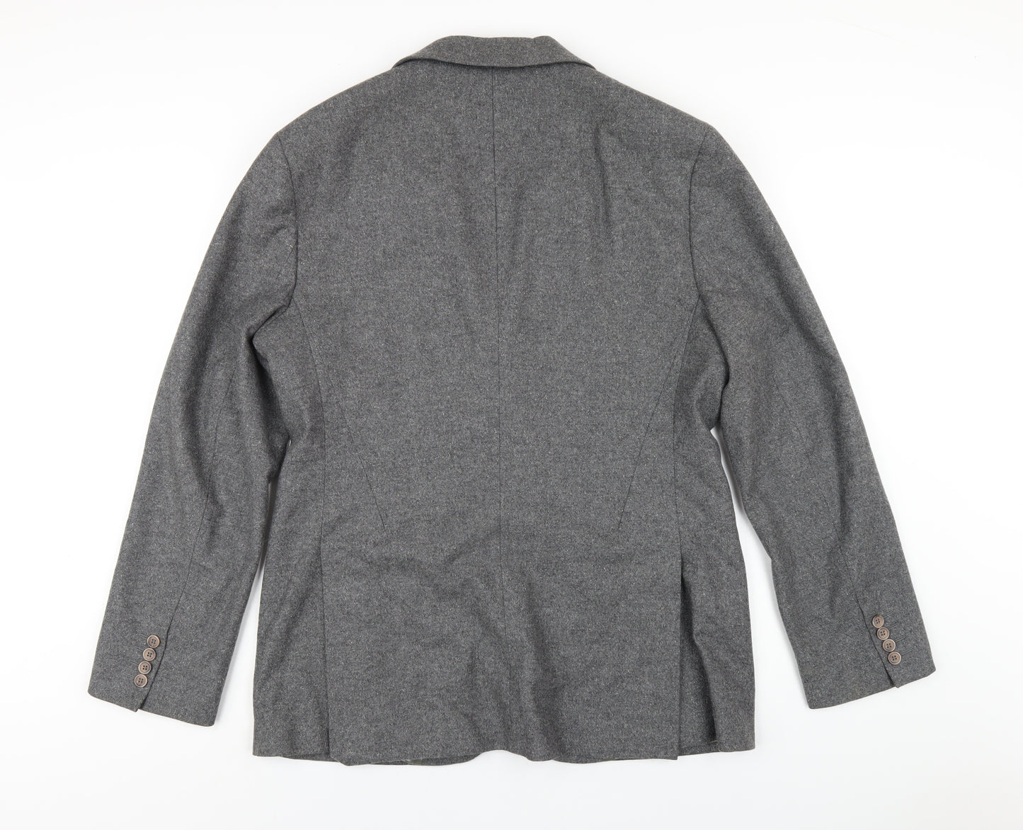 French Connection Mens Grey Wool Jacket Blazer Size 42 Regular