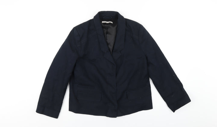 Gap Boys Blue Jacket Blazer Size 4 Years Snap