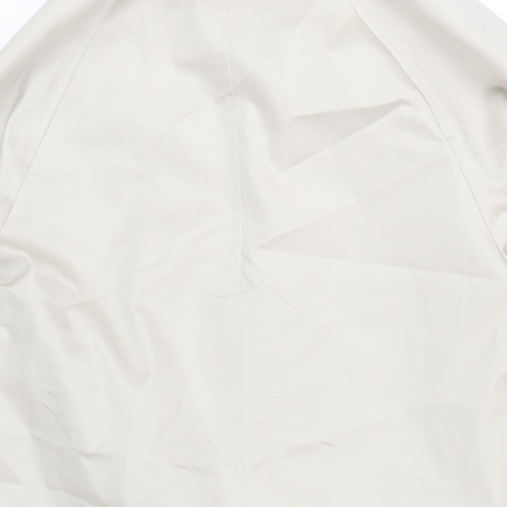 Marks and Spencer Womens Beige Trench Coat Coat Size 14 Button