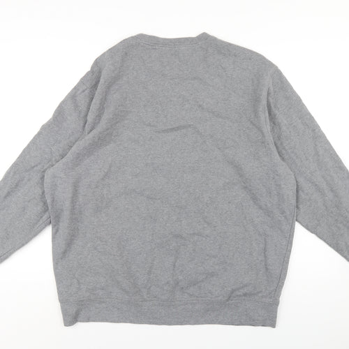 Blue Harbour Mens Grey Cotton Pullover Sweatshirt Size 2XL