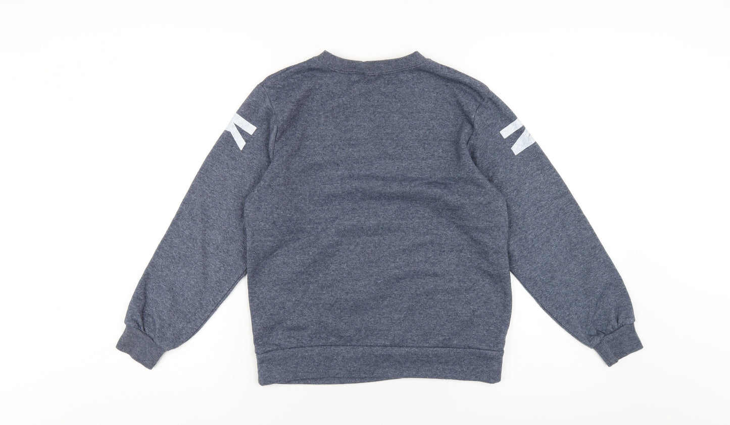 Perfect Dash Boys Blue Cotton Pullover Sweatshirt Size 11 Years Pullover