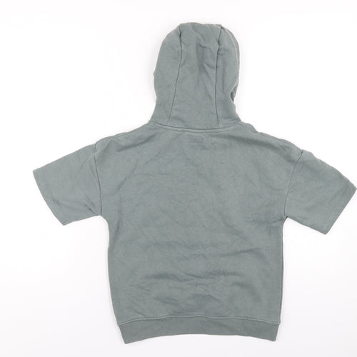 NEXT Boys Green Cotton Pullover Hoodie Size 9 Years Pullover