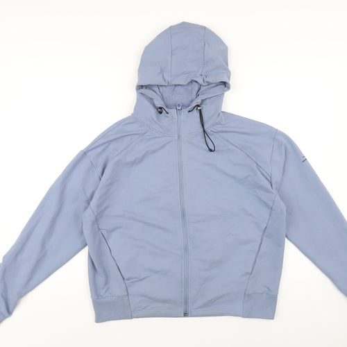 Venice Beach Womens Blue Cotton Full Zip Hoodie Size XL Zip