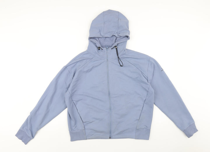 Venice Beach Womens Blue Cotton Full Zip Hoodie Size XL Zip