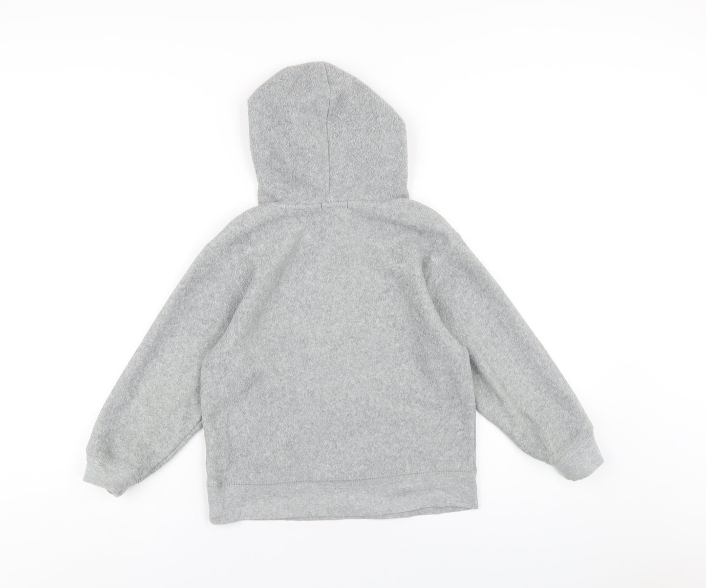 Gap Boys Grey Polyester Pullover Hoodie Size 6-7 Years Pullover