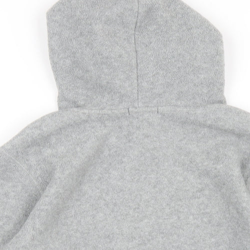 Gap Boys Grey Polyester Pullover Hoodie Size 6-7 Years Pullover