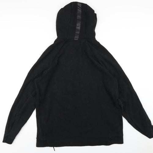 Free the Future Mens Black Cotton Pullover Hoodie Size L