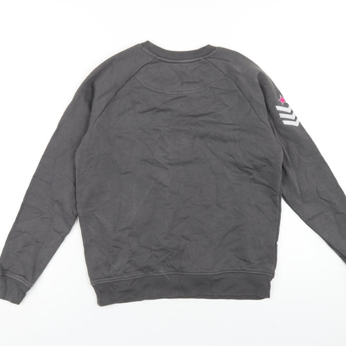By Pollyanna Womens Grey Cotton Pullover Sweatshirt Size XS Pullover