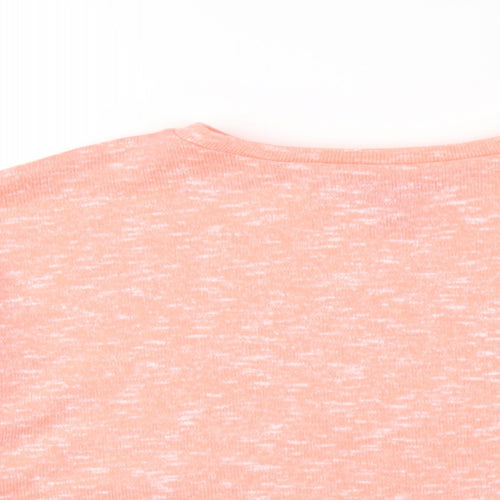 New Look Womens Pink Polyester Pullover Sweatshirt Size S Pullover