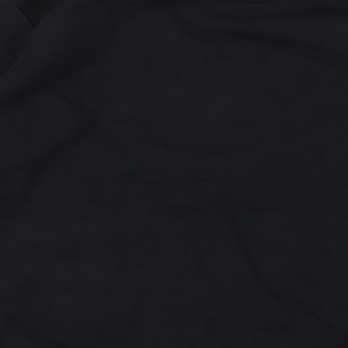 GOODMOVE Boys Black Cotton Pullover Sweatshirt Size 14-15 Years Pullover