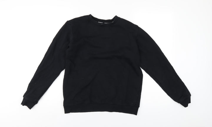 GOODMOVE Boys Black Polyester Pullover Sweatshirt Size 14-15 Years Pullover