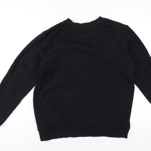 GOODMOVE Boys Black Polyester Pullover Sweatshirt Size 14-15 Years Pullover