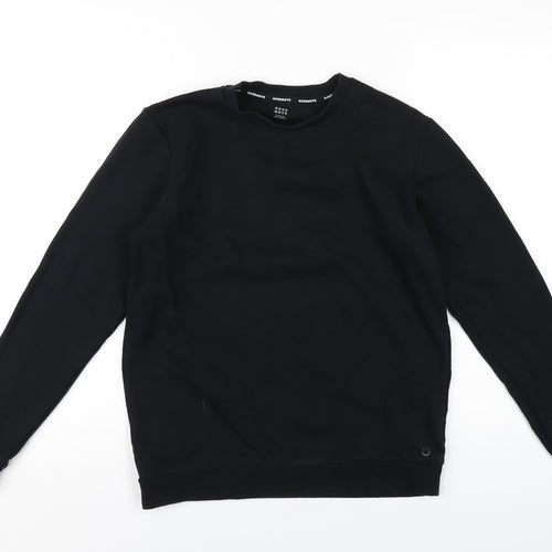 GOODMOVE Boys Black Polyester Pullover Sweatshirt Size 14-15 Years Pullover