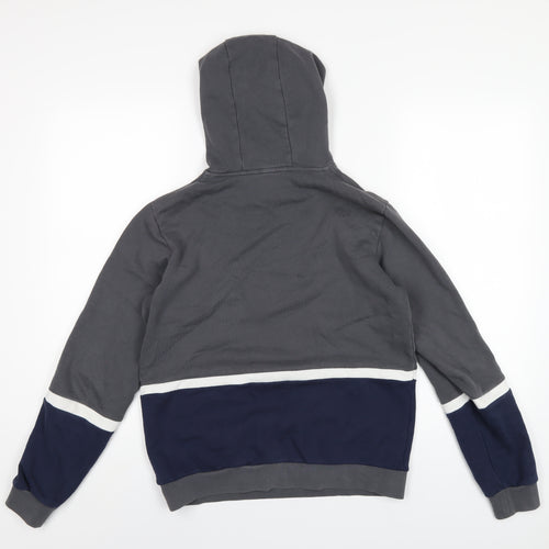 Emporio Armani Boys Grey Cotton Pullover Hoodie Size 14 Years Pullover