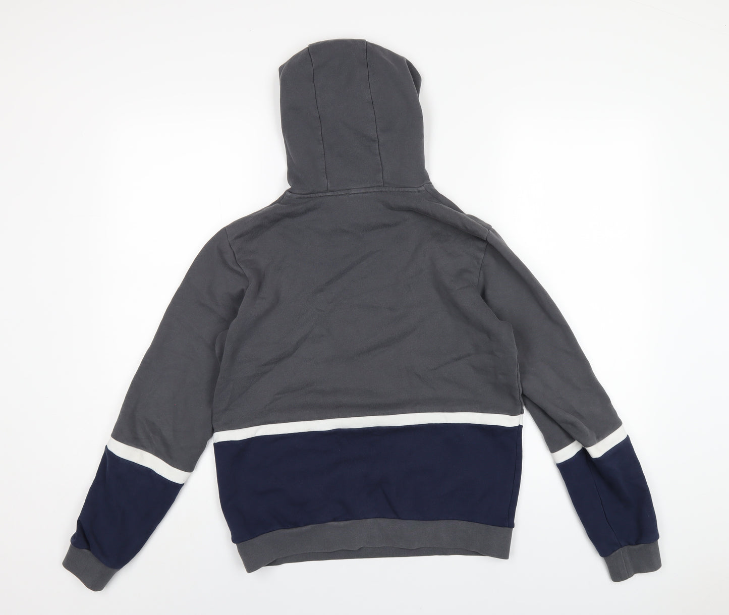 Emporio Armani Boys Grey Cotton Pullover Hoodie Size 14 Years Pullover
