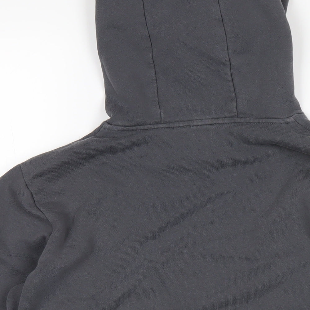 Emporio Armani Boys Grey Cotton Pullover Hoodie Size 14 Years Pullover