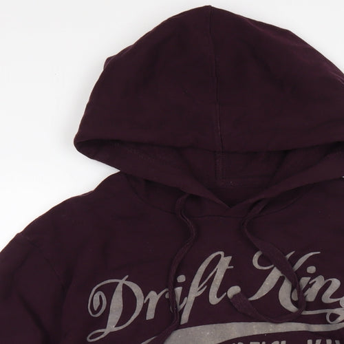 NEXT Mens Purple Cotton Pullover Hoodie Size S