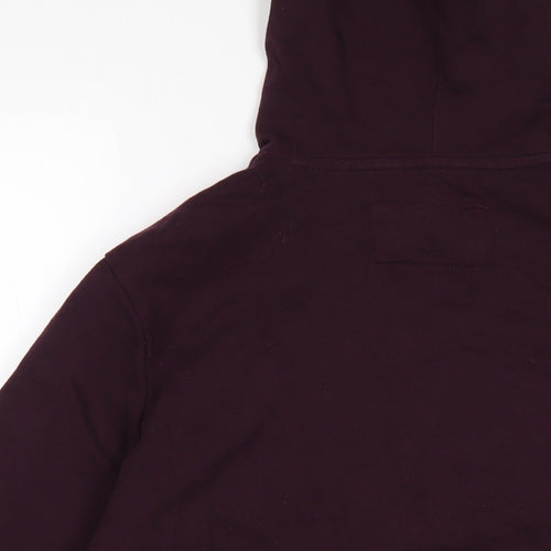 NEXT Mens Purple Cotton Pullover Hoodie Size S