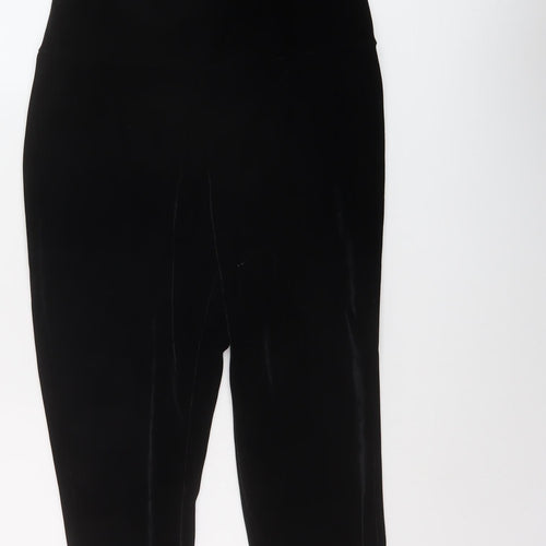 Neccesary Evil Womens Black Polyester Jumpsuit One-Piece Size S Hook & Eye