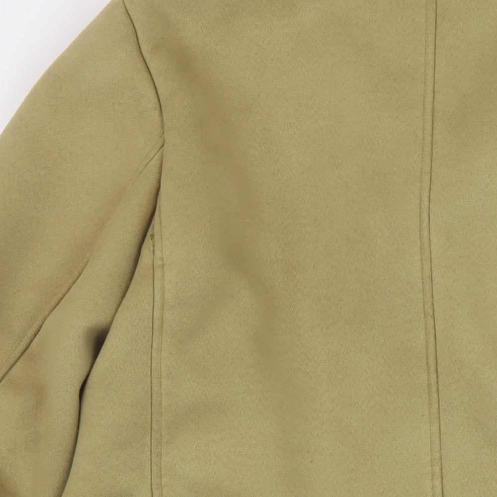 Marks and Spencer Womens Green Jacket Size 10 Snap