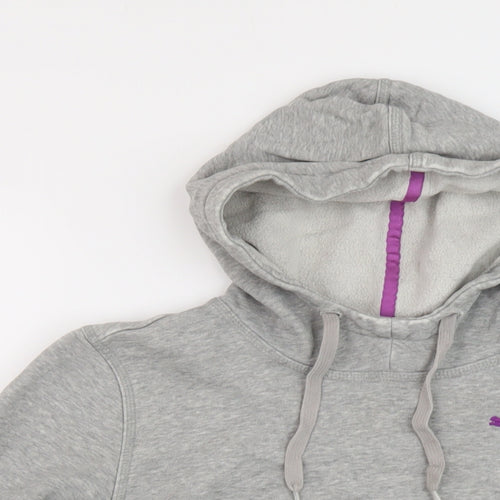 Pu,ma Womens Grey Cotton Pullover Hoodie Size 12 Pullover