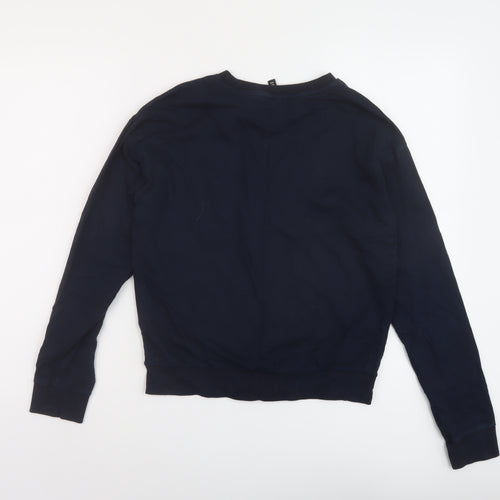 H&M Womens Blue Cotton Pullover Sweatshirt Size XS Pullover - California