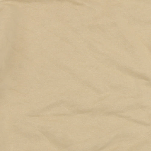 Nakd Womens Beige Cotton Pullover Sweatshirt Size M Pullover
