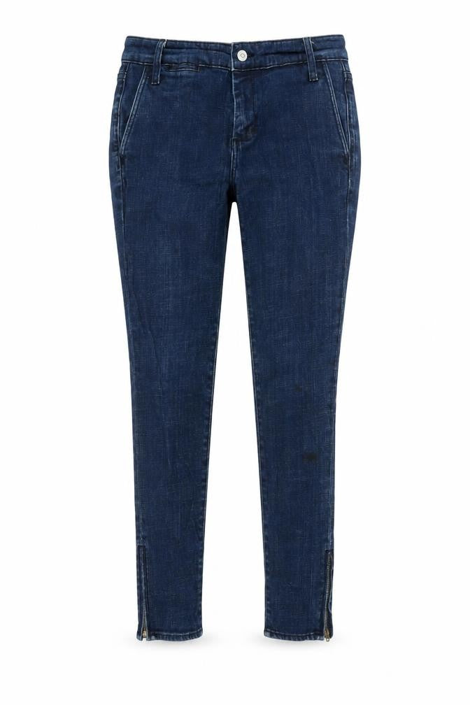 Gap Womens Blue Cotton Skinny Jeans Size 10 L26 in Regular Button