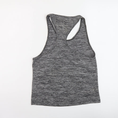 USA Pro Womens Grey Polyester Basic Tank Size 10 Round Neck Pullover