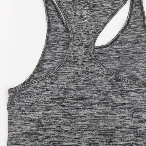 USA Pro Womens Grey Polyester Basic Tank Size 10 Round Neck Pullover