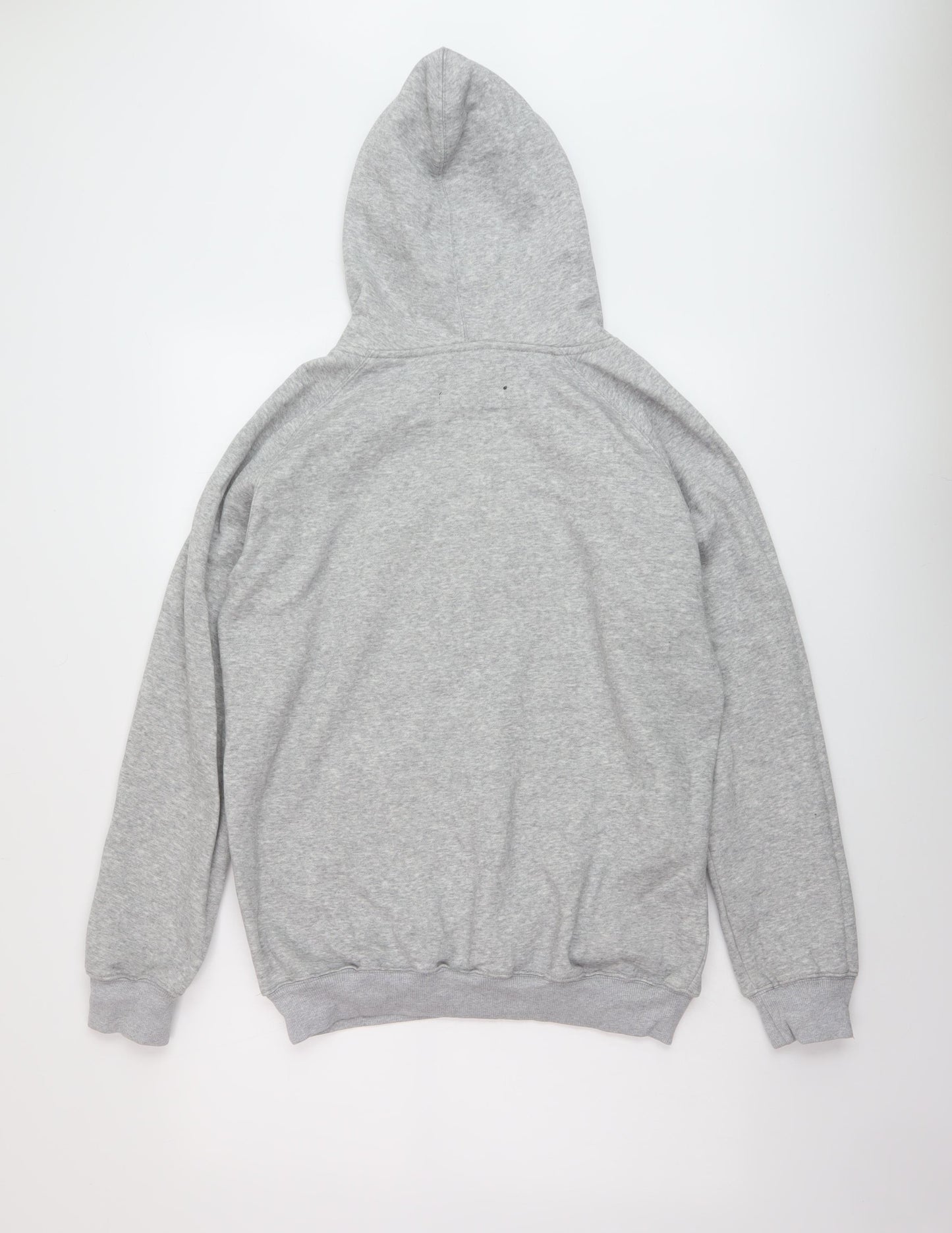Perché Mens Grey Cotton Pullover Hoodie Size M