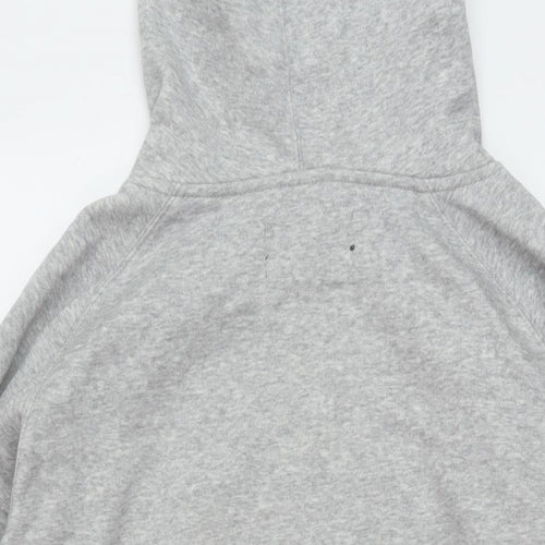 Perché Mens Grey Cotton Pullover Hoodie Size M
