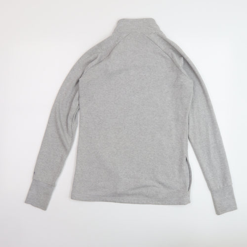 Kyodan Womens Grey Polyester Pullover Sweatshirt Size S Zip