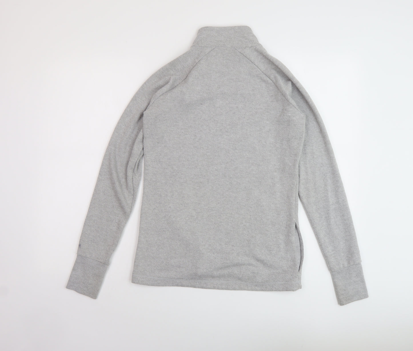 Kyodan Womens Grey Polyester Pullover Sweatshirt Size S Zip