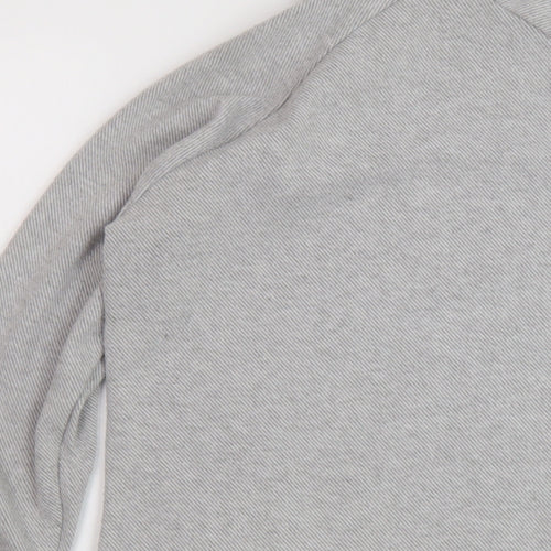 Kyodan Womens Grey Polyester Pullover Sweatshirt Size S Zip