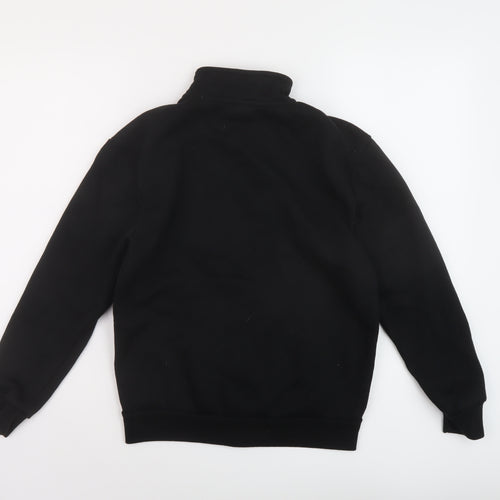 Slazenger Boys Black Polyester Full Zip Sweatshirt Size 13 Years Zip