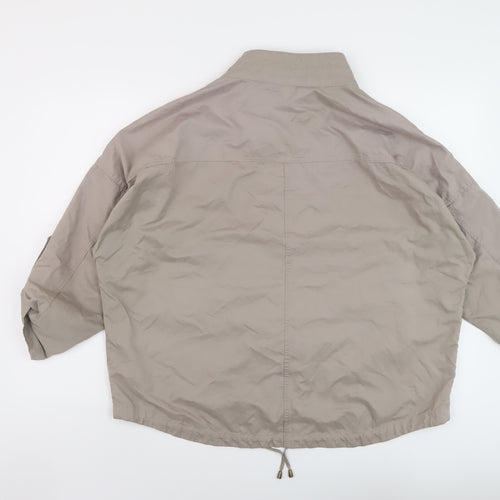 Debenhams Womens Beige Jacket Size 18 Zip