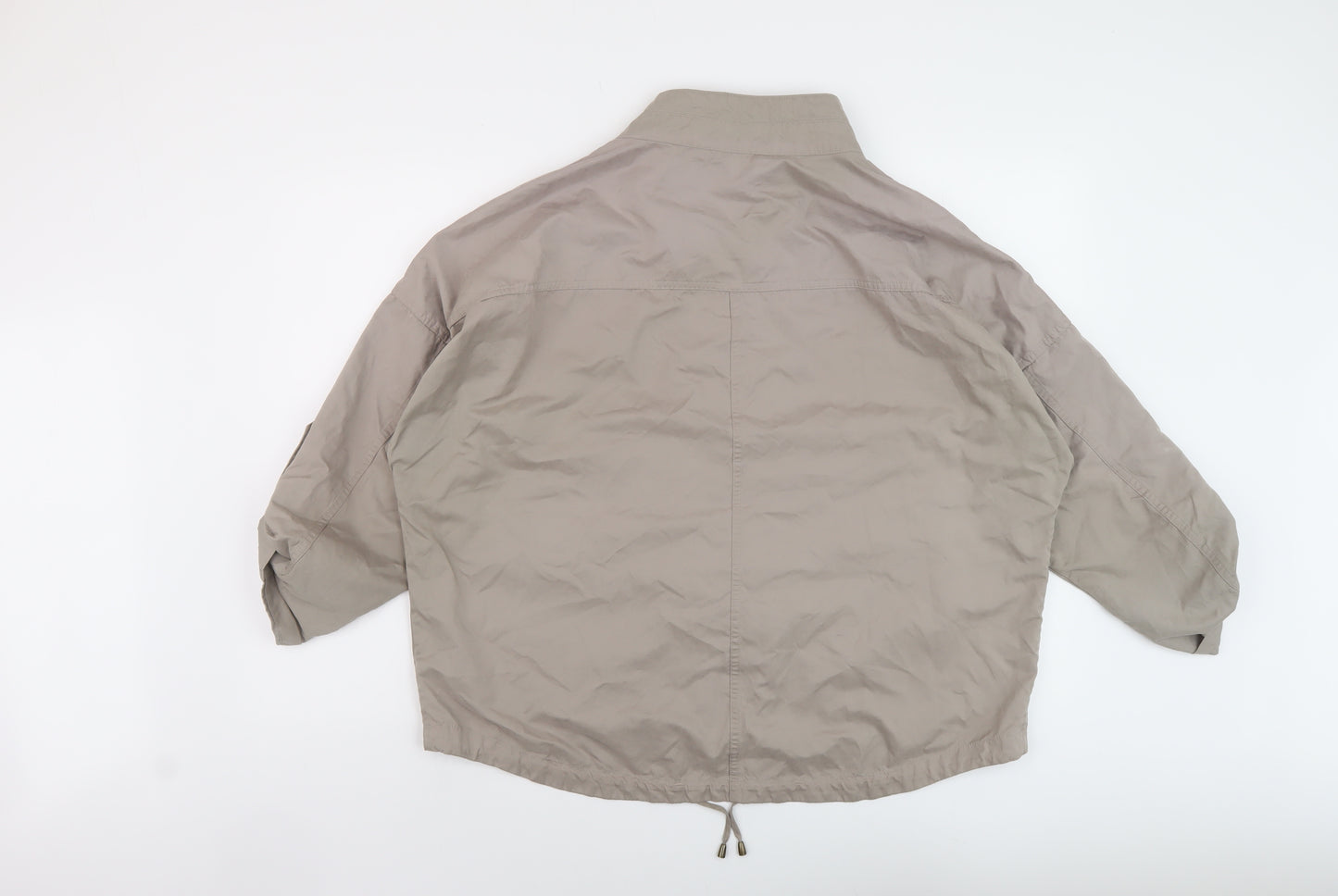 Debenhams Womens Beige Jacket Size 18 Zip