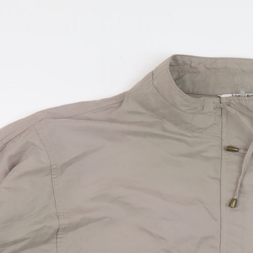 Debenhams Womens Beige Jacket Size 18 Zip