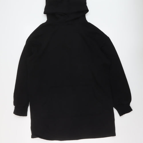 H&M Womens Black Cotton Pullover Hoodie Size S Pullover