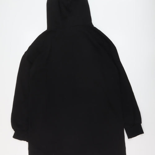 H&M Womens Black Cotton Pullover Hoodie Size S Pullover