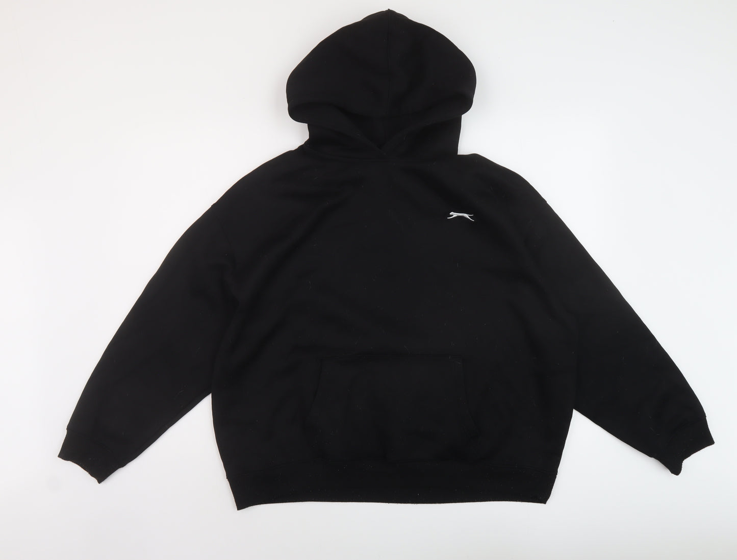 Slazenger Womens Black Polyester Pullover Hoodie Size 14 Pullover