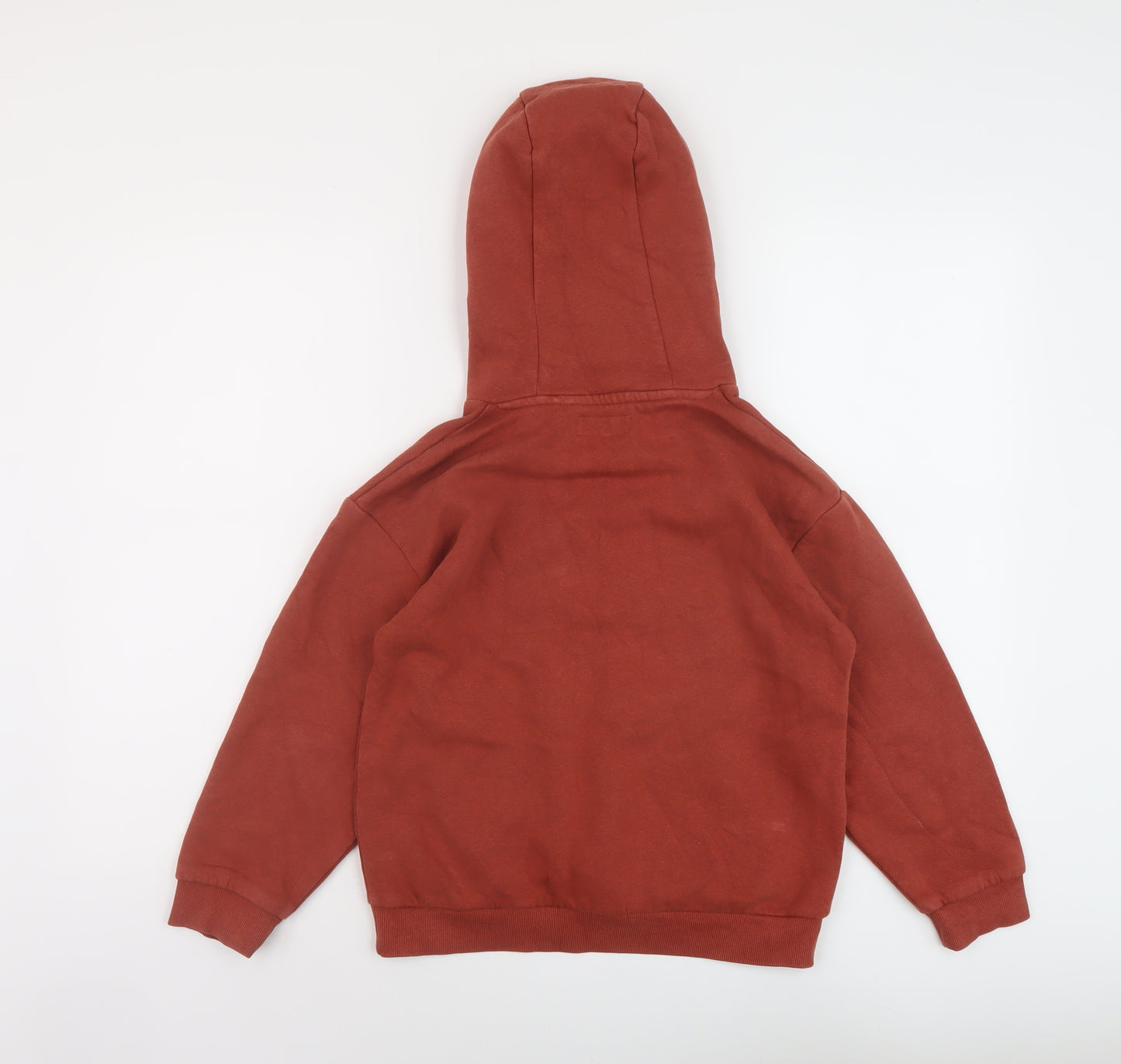 NEXT Boys Brown Cotton Pullover Hoodie Size 9 Years Pullover