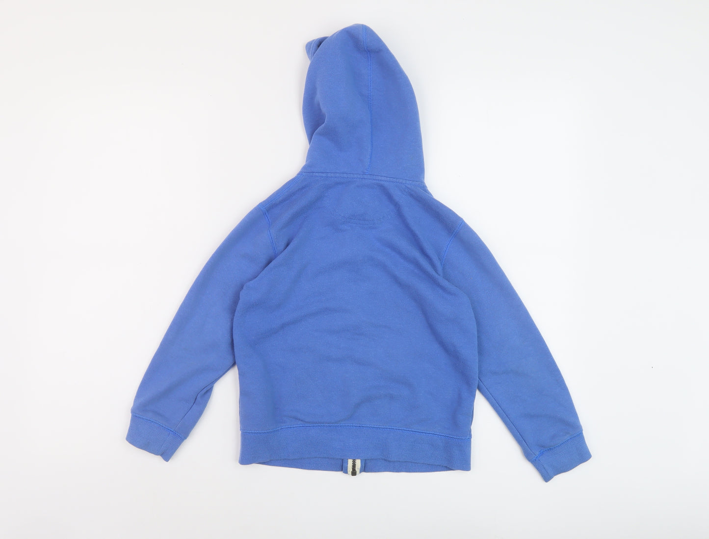 Converse Boys Blue Cotton Full Zip Hoodie Size 6-7 Years Zip