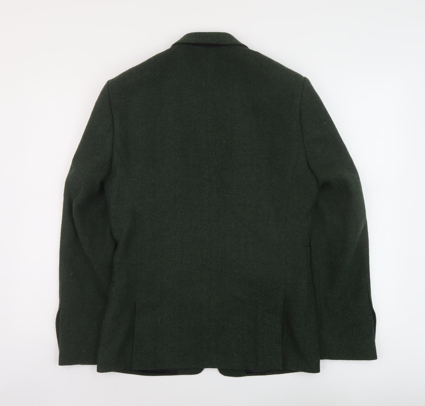 ASOS Mens Green Acrylic Jacket Suit Jacket Size 36 Regular