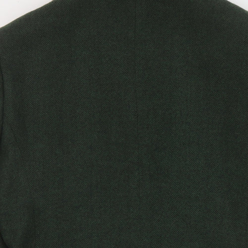 ASOS Mens Green Acrylic Jacket Suit Jacket Size 36 Regular